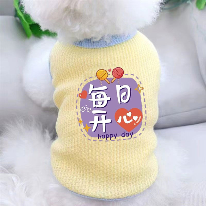 华夫格 蓝黄空白 每日开心