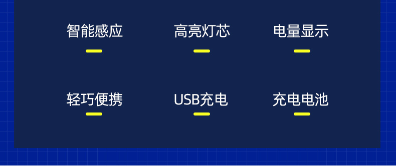 感应头灯长续航强光充电超亮LED户外钓鱼灯头戴式矿灯手电筒批发详情3