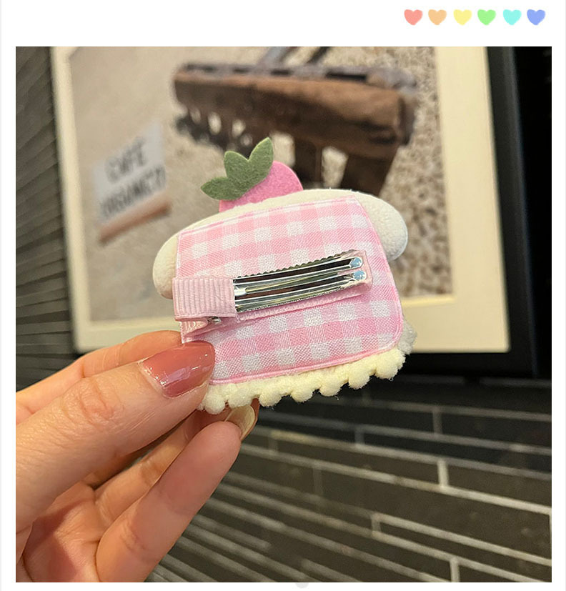 韩版创意草莓蛋糕发箍可爱甜美网红发夹小清新格纹冰激凌发圈头饰详情18