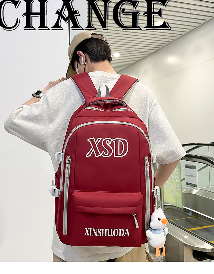 New cross-border backpacks for women in an ins style, large capacity for college students, high school and junior high school students, computer backpacks for men pic 1