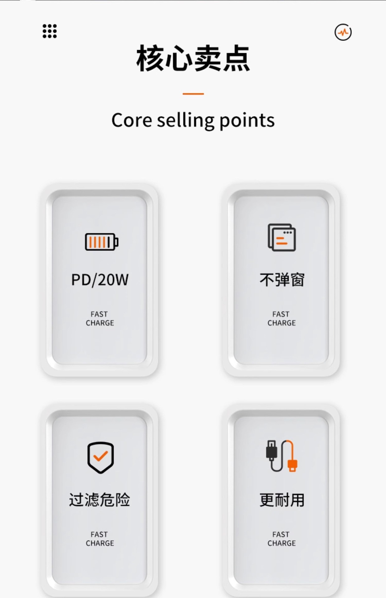 Wholesale of Apple data cable PD20W fast charging cable, USB original factory mobile phone data cable charger, cross-border pic 3