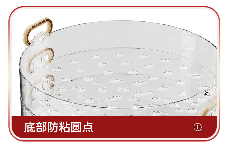 Multi-layer chaos frozen dumpling box, special freezing box for frozen food, independent compartments, timing, sealed storage box pic 18