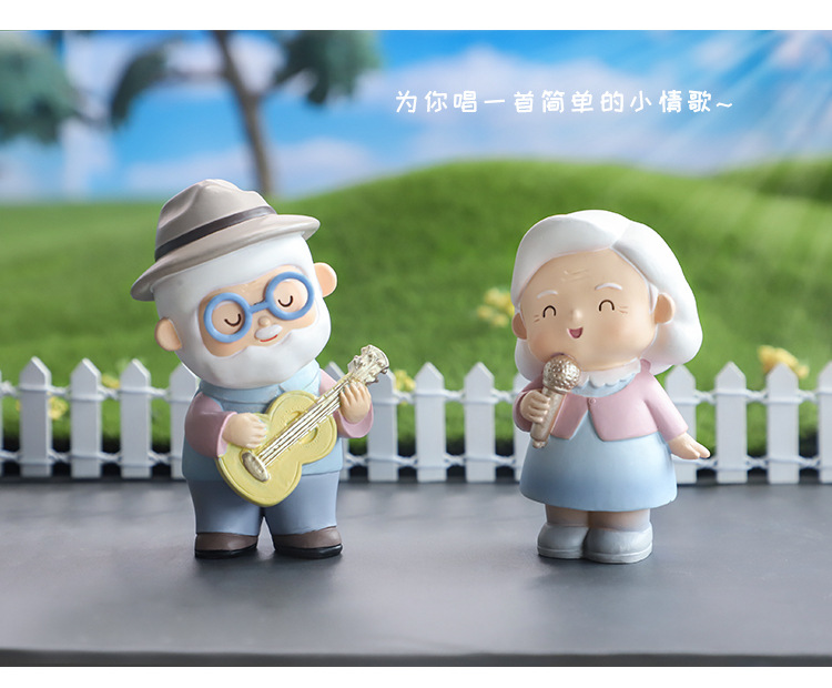 Customized and processed creative resin handicraft ornaments for living rooms, bedrooms, tabletops, wedding anniversaries and birthdays, as gifts for elders pic 11
