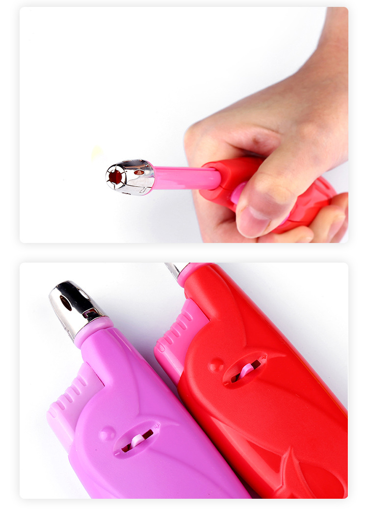 彩色明火点火器可充气使用打火机燃气灶伸缩打火器厨房打火器详情11