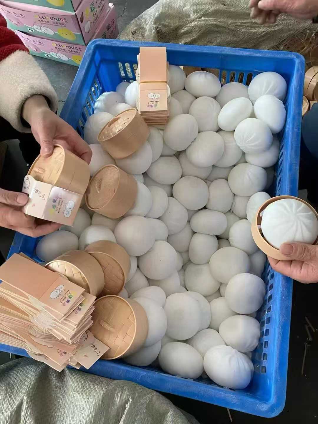 跨境爆款Dumpling减压仿真包子发泄趣味便携小玩具批发详情18