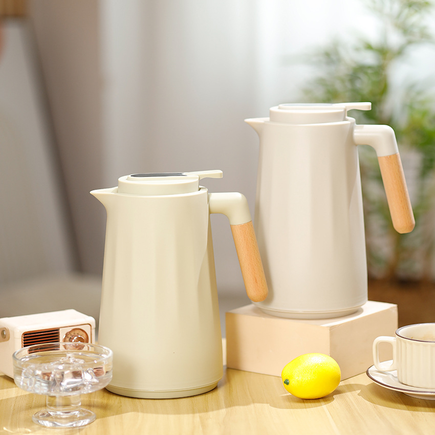 Cross-border household large-capacity thermos flask with glass inner liner, office teapot, coffee pot, thermos flask, high-quality thermos flask, efficient heat preservation and long-lasting heat pic 20