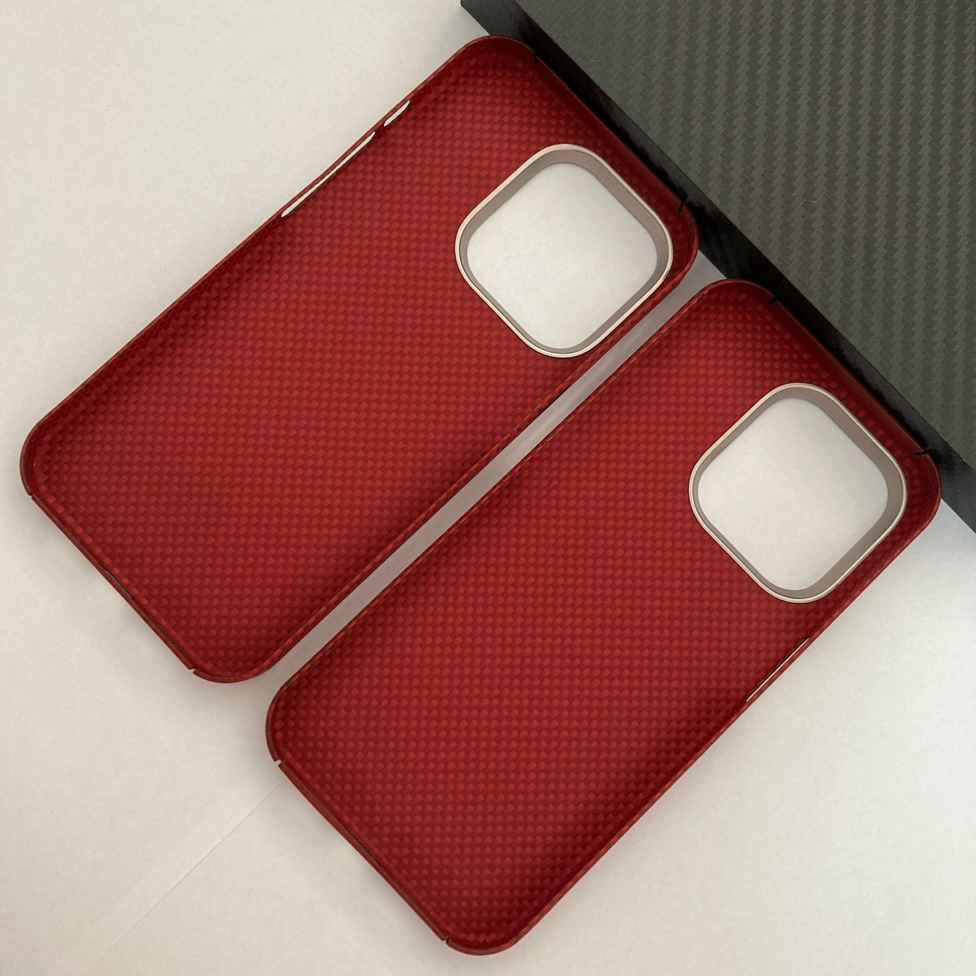 Kevlar China Red is suitable for Apple 15Pro/15Pro X Kevlar aramid fiber material phones pic 14