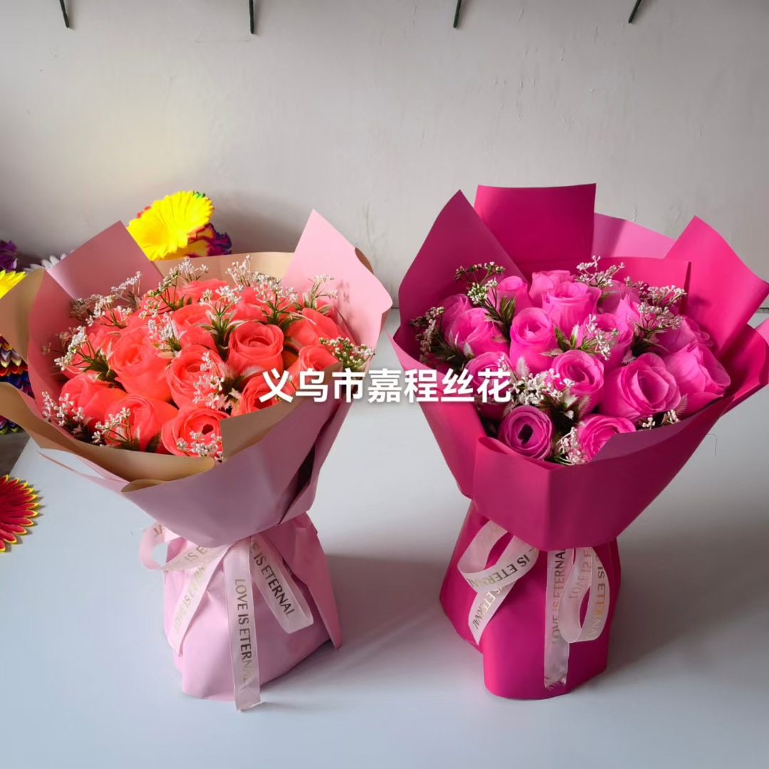 情人蕾 花束 花片   清明花  仿真花  假花绢花塑料花详情14