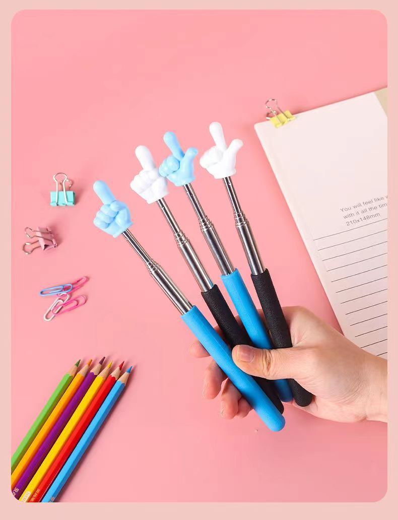 升级版68cm可伸缩指读棒 儿童阅读手指棒  教师教学教鞭教棍批发详情9