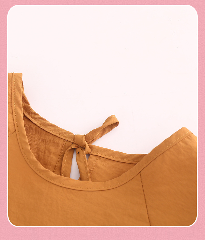 儿童罩衣防泼水长袖围裙耐脏餐饮幼儿园吃饭反穿衣小学生画画衣详情13