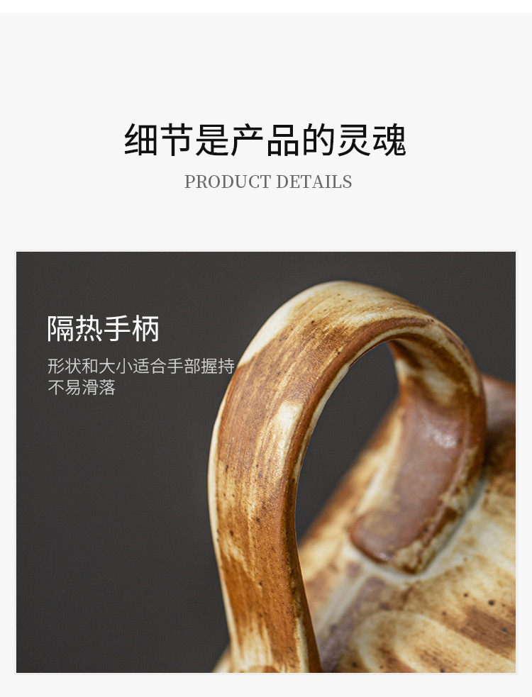 小麦纹咖啡杯碟套装家用复古欧式卡布奇诺拿铁杯子花式咖啡拉花杯详情19