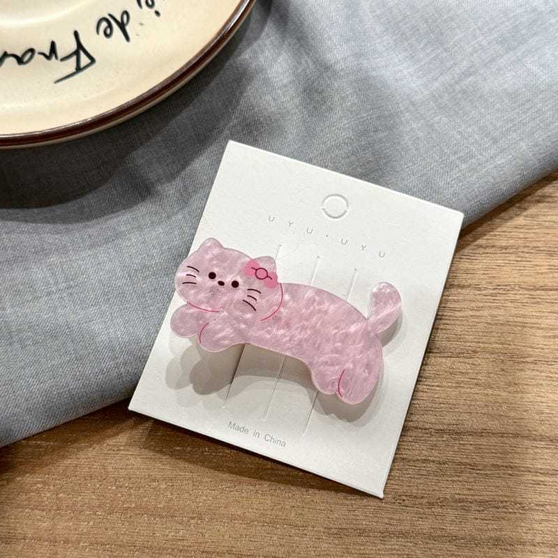 卡通发卡可爱侧边小狗儿童头饰刘海夹女发夹鸭嘴夹夏季子前额碎发详情7