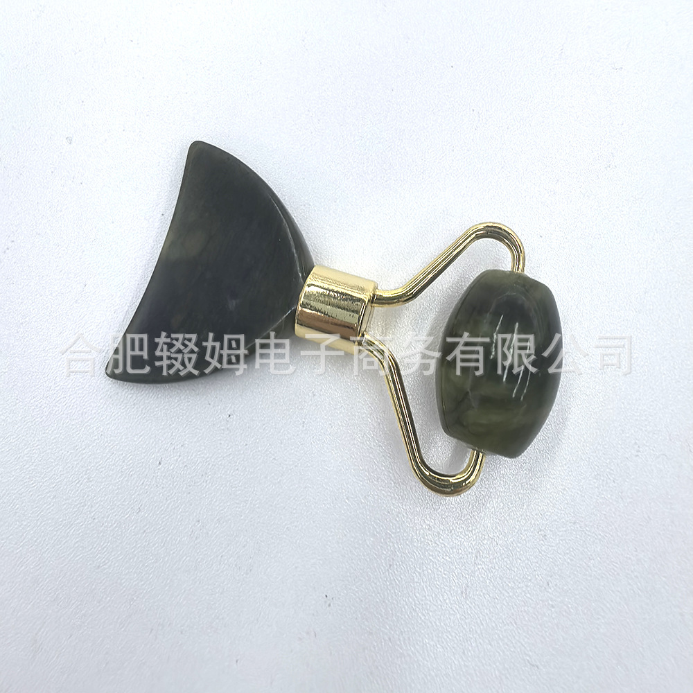 工厂批发玉石滚轮刮痧二合一按摩器粉脸部面部迷你按摩美容器跨境详情19
