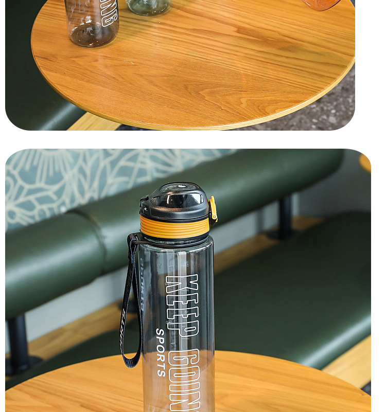 新款塑料杯大容量太空杯高颜值随手杯户外运动水杯带吸管杯子批发详情14