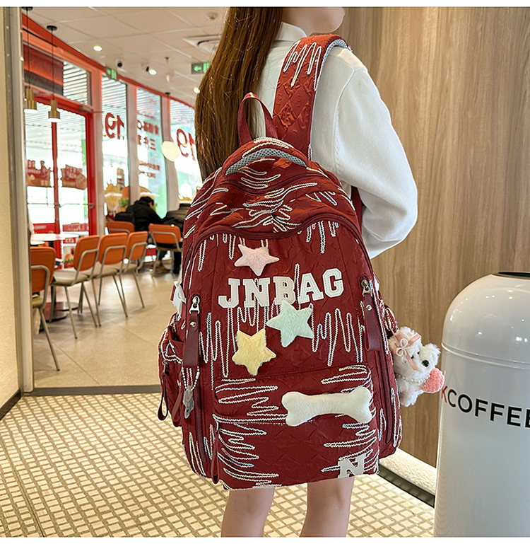 High appearance level schoolbag for junior high school girls, cute and lightweight backpack for primary school students, and large-capacity backpack for senior high school students pic 57