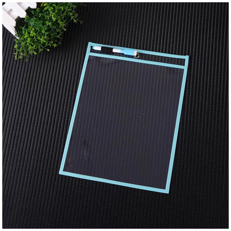 Colorful transparent folders, stationery storage, meeting bags, stationery decoration parts, audio equipment pic 19