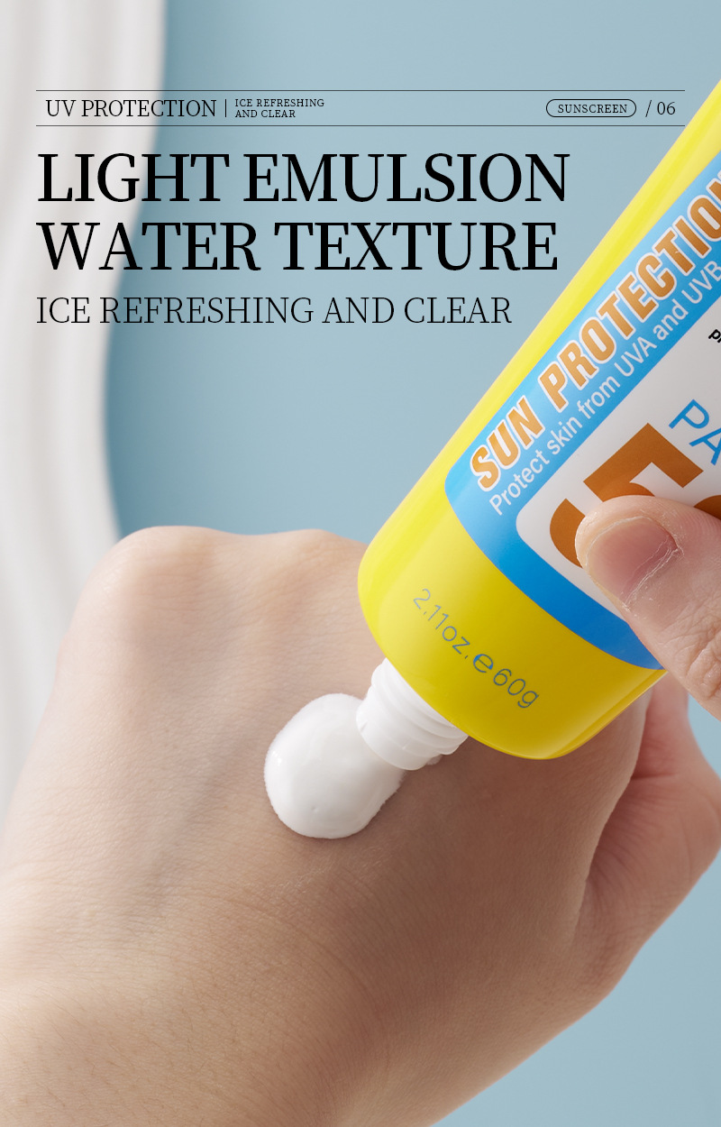 全英文防*晒霜批发Sunscreen Cream 高倍防*晒SFP100++++详情42