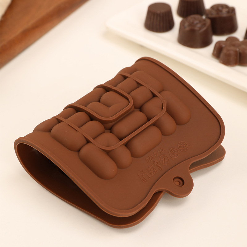 Euler Waffle mold, waffle silicone chocolate thin skin silicone fondle mold, full plate bond waffle mold pic 2