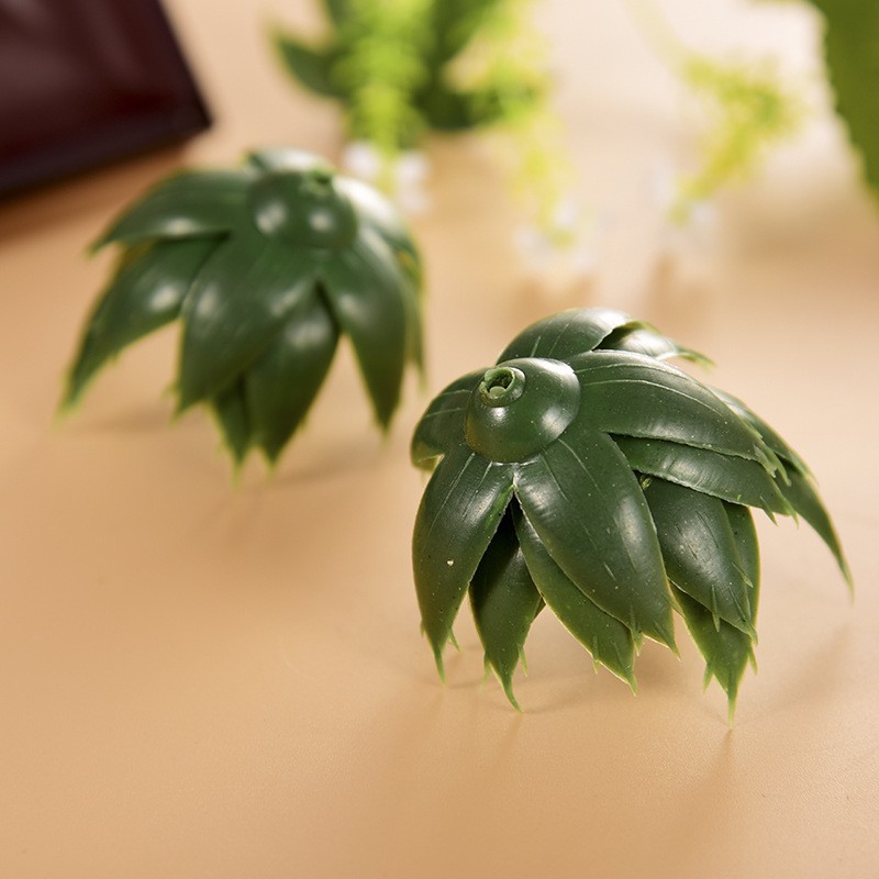 仿真花配件花托花底假花材料五角底批发园艺装饰文化办公用塑料花类配件详情5