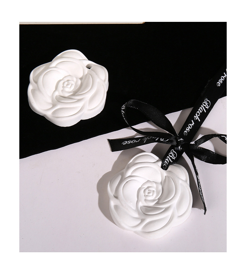 山茶花衣柜香薰衣橱30g石膏香片挂件氛房间熏香女生车载香挂批发详情12