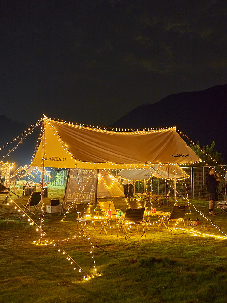 Camping atmosphere lights, string lights, LED star lights, waterproof Christmas small colorful lights, hanging lights, room and bedroom festival decorative lights pic 16