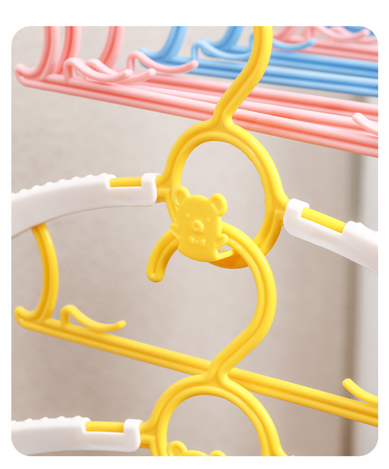 多功能儿童衣架婴幼儿小孩衣服伸缩晾衣架家用新生儿宝宝防滑衣撑详情13