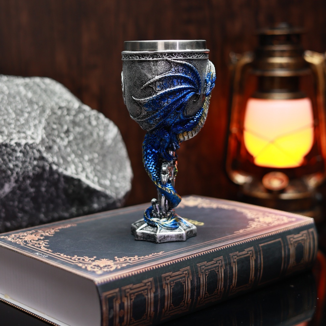 Tequila juice cocktail glass, tall glass, European vintage water glass, cold drink glass, stainless steel wine glass pic 8