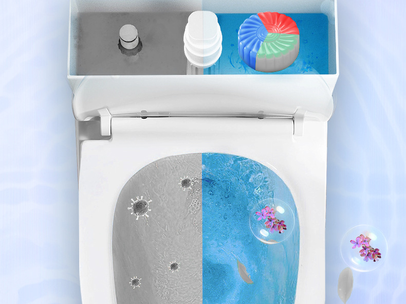 跨境洁厕灵马桶洁厕宝蓝泡泡厕所除臭剂去异味留香型除污垢洁厕块详情12