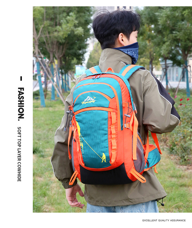 Wholesale of new backpacks, hiking sports backpacks, large-capacity water-resistant casual cycling and mountaineering bags pic 22
