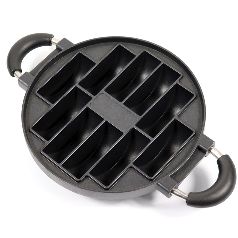 10-hole cake mould 10-hole aluminum die-cast cake mold egg pan non-stick cake baking DIY mold pic 2