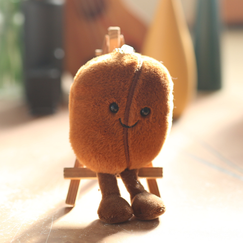 Cute and adorable sandwich food toy pendant, plush toy doll, hamburger eggplant bag, hanging decoration, keychain doll pic 7