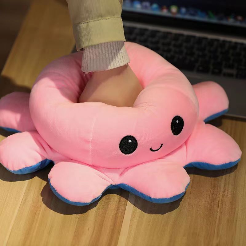 Douyin double-sided octopus figurine, Octopus plush toy, reversible face-changing doll, wedding gift throwing pic 3