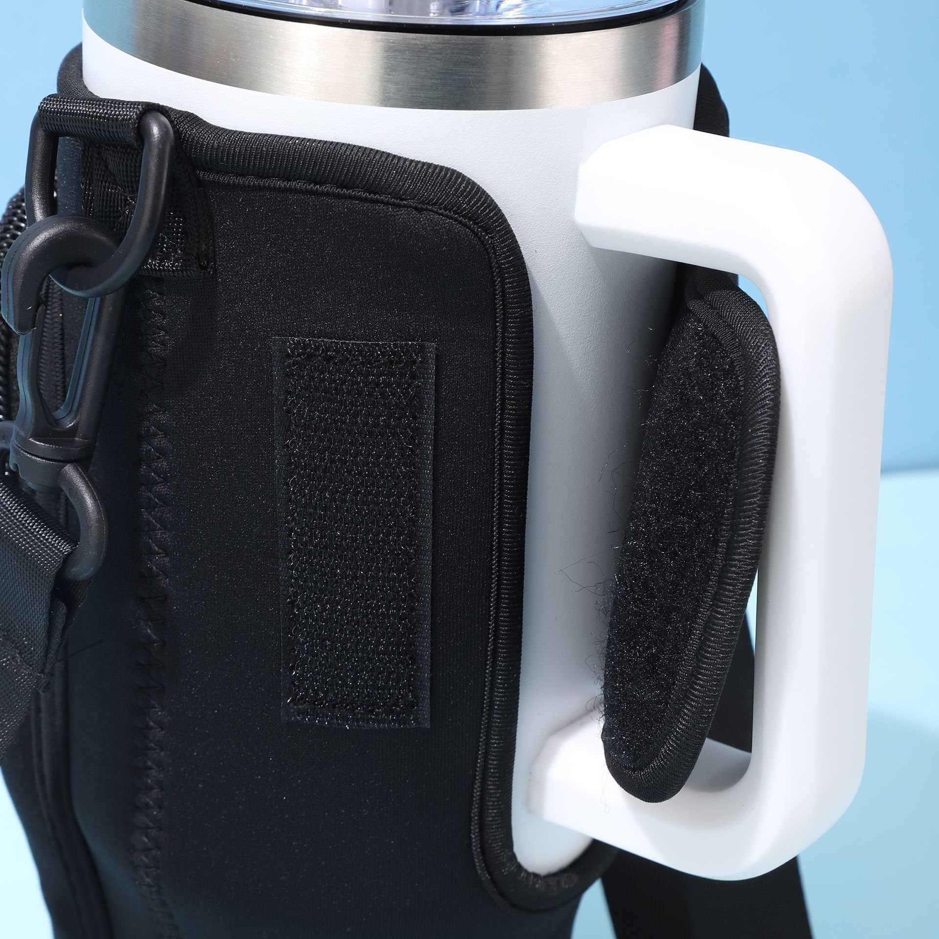 Wholesale 40oz car cup covers, diving fabric, crossbody straps, ice cup covers, and Stanley handle cup covers pic 11