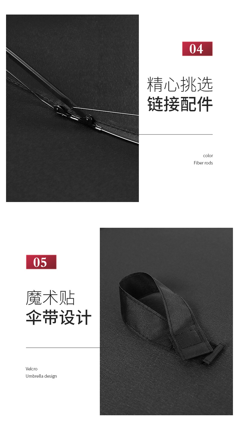 现货手开10骨三折伞雨伞折叠男女商务反向伞定加印logo广告雨伞详情31