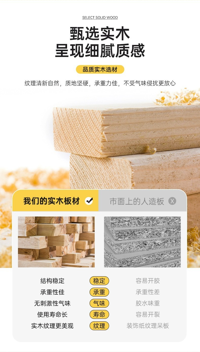 实木书架置物架简易落地收纳柜自由组合格子柜玩具矮柜客厅电视柜详情4