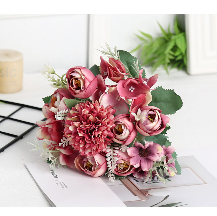 仿真花园林装饰工程户外居家摆件玫瑰厂家批发婚庆拍摄道具场景详情11