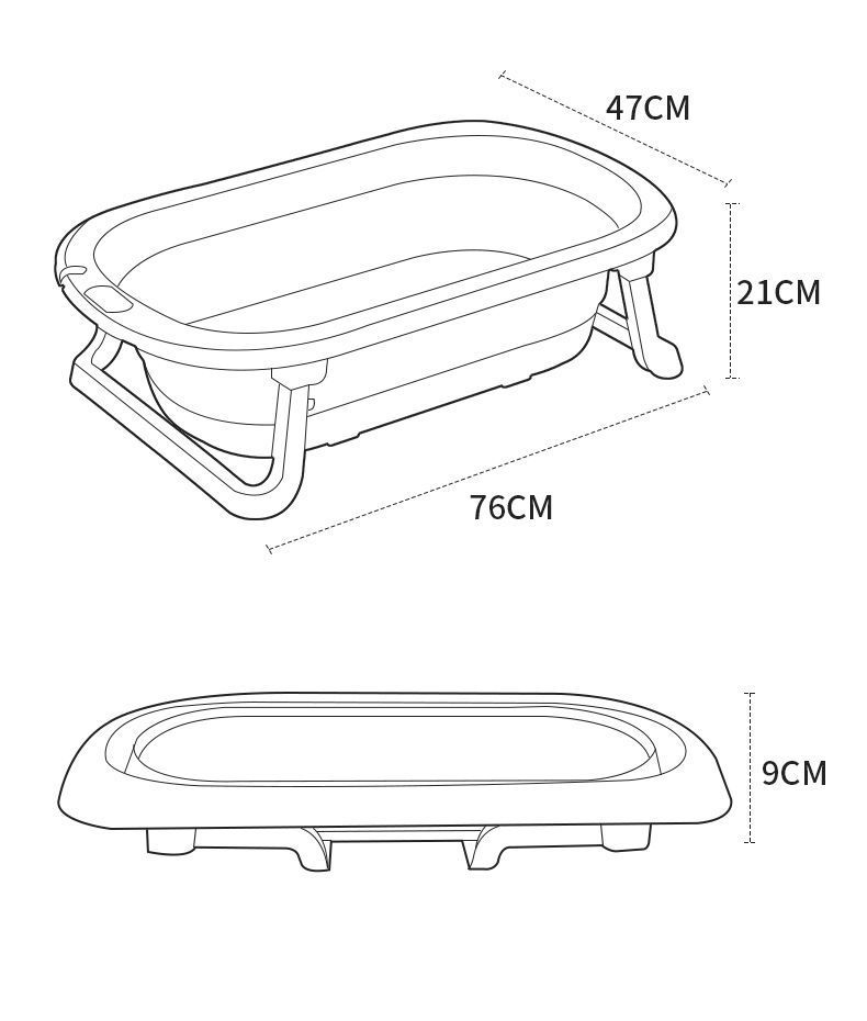 婴儿洗澡盆浴盆可折叠宝宝躺坐大号浴桶小孩家用泡澡新生儿童用品详情15