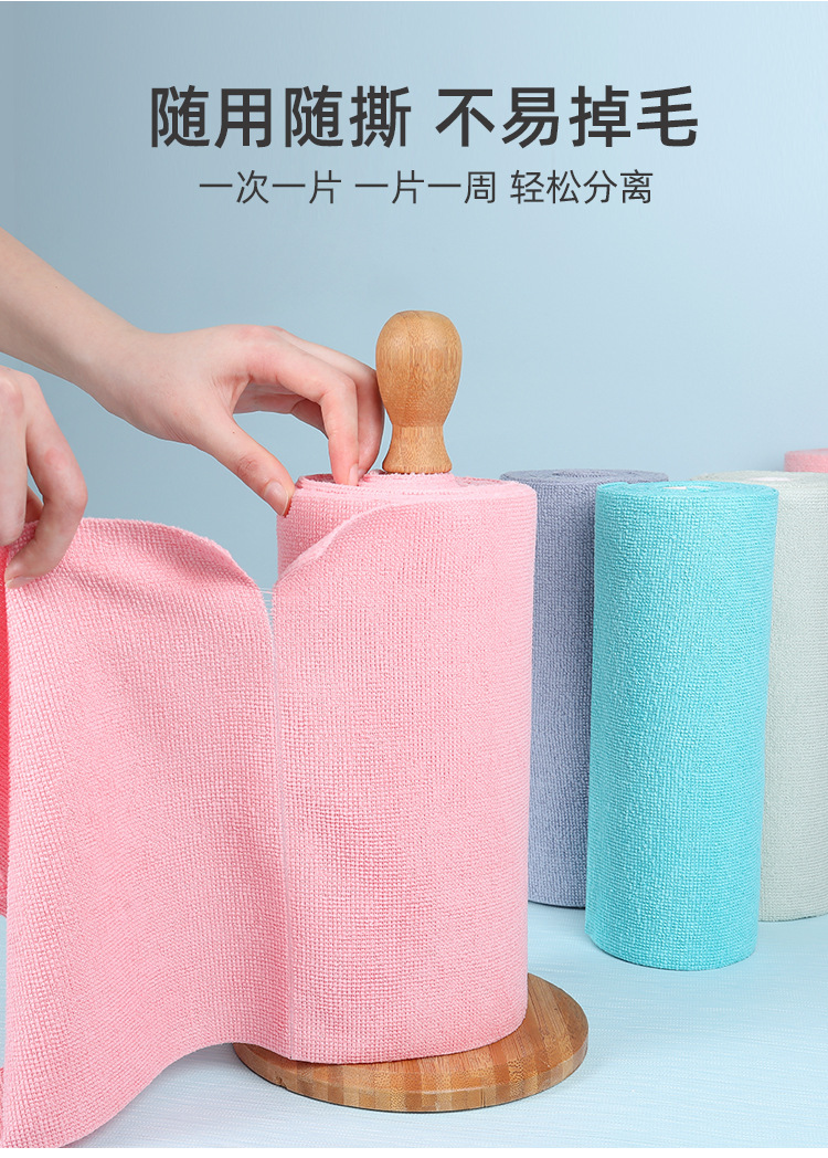 跨境手撕毛巾抹布点断式周抛懒人洗碗布厨房家用不掉毛加厚百洁布详情17