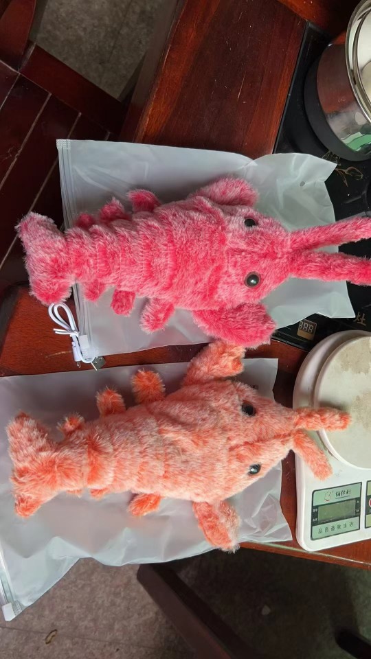 小龙虾网红仿真电动鱼玩具鱼会动的摇摆拍拍鱼婴宝宝哄娃神器详情4