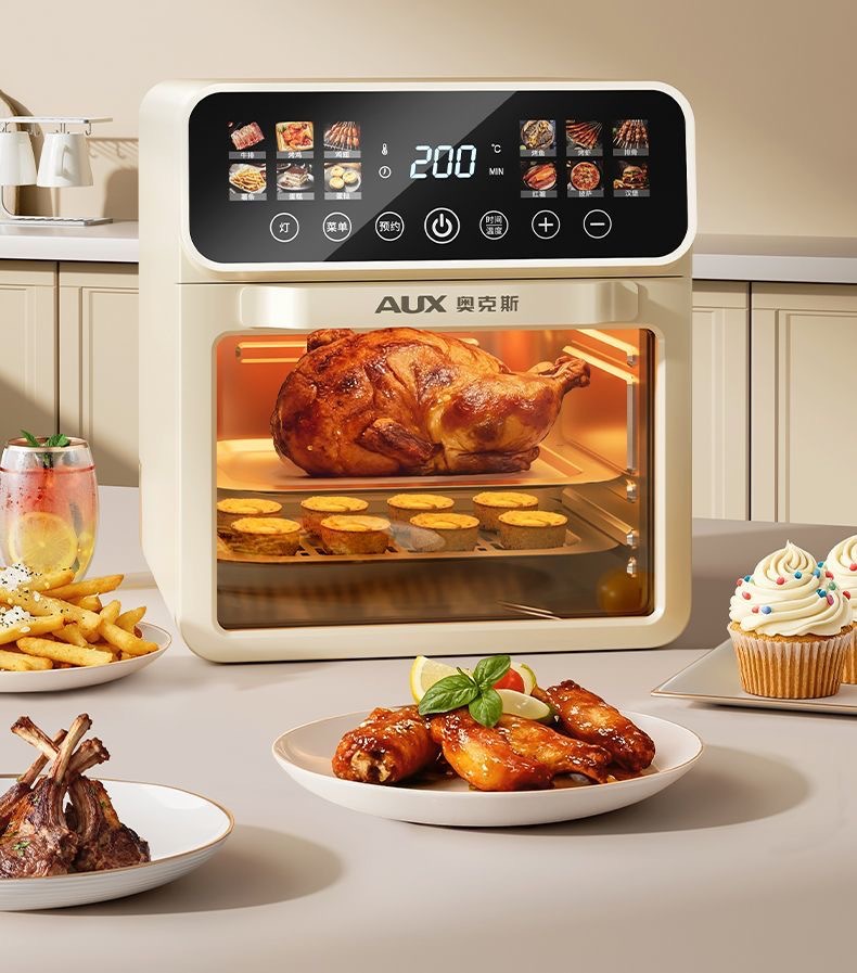 Brand air fryer visual model, multi-functional household smart large-capacity fully automatic microwave oven, French fries machine oven pic 29