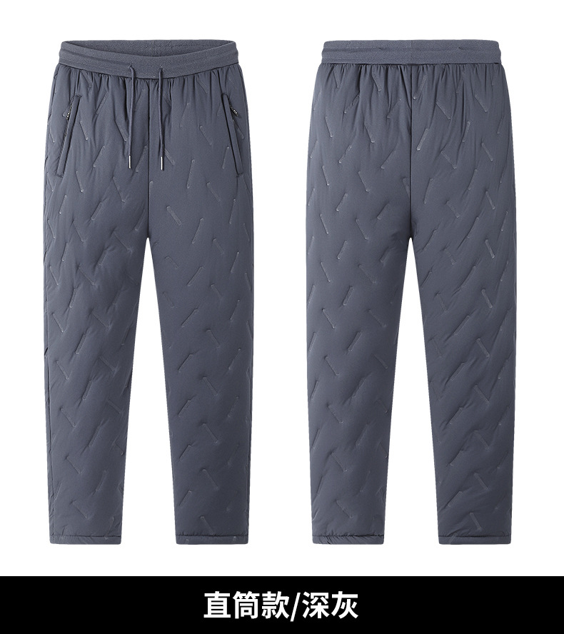 冬季棉裤男加绒加厚羊羔绒长款保暖裤子大码休闲运动裤男士外穿详情16