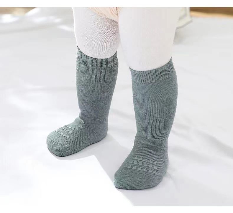 婴儿袜子批发外贸跨境秋冬加绒加厚防滑学步地板袜男女宝宝棉袜详情16