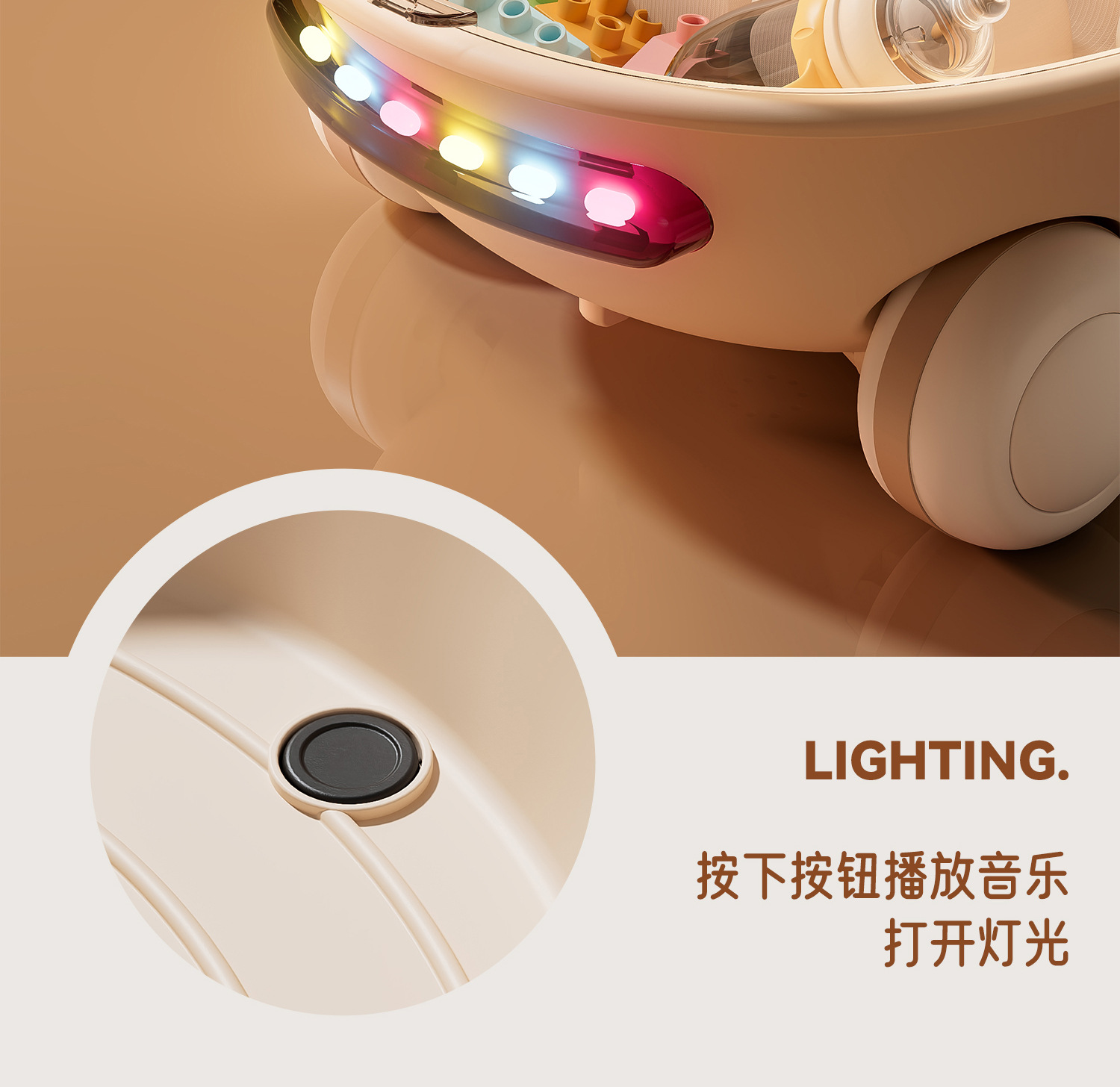 新款儿童学步车侧翻手推车多功能音乐益智积木创意可爱翻盖助步车详情39