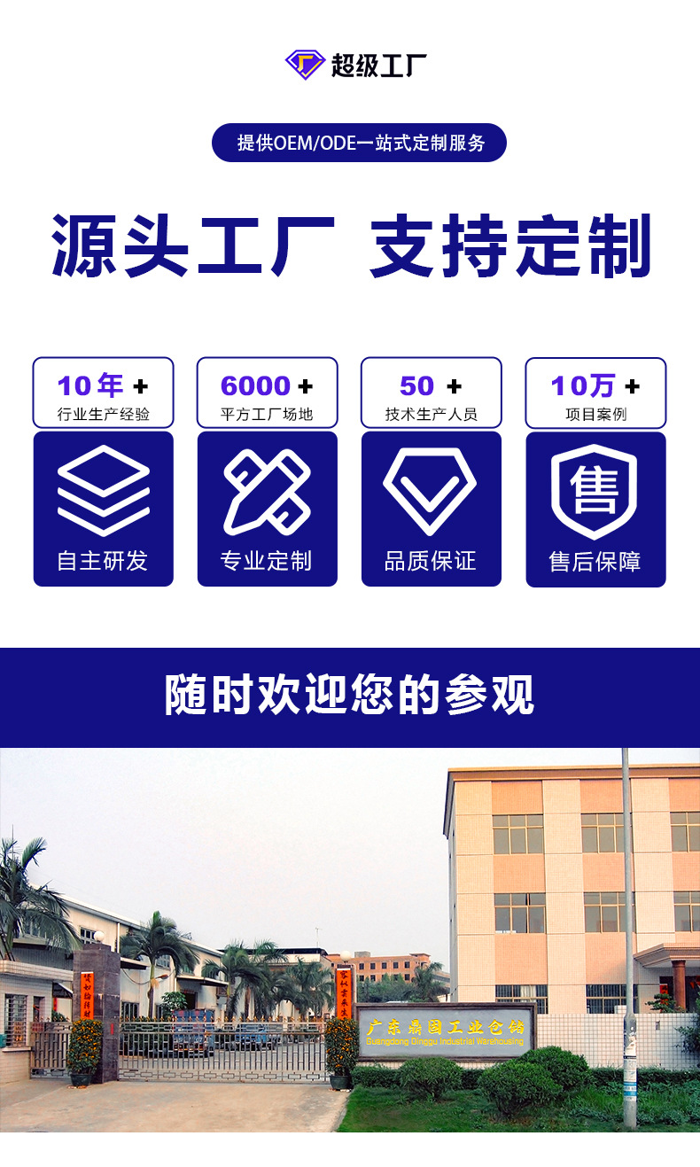 仓储货架置物架五金库房重型中型轻型多层工厂批发仓库钢铁架子详情1