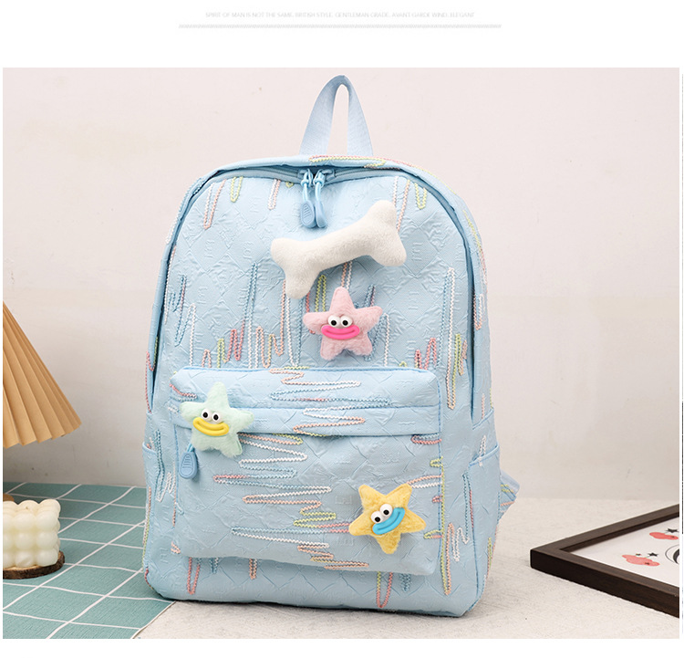 森系新款大容量可爱轻便时尚简约百搭高颜值初高中大学生双肩背包详情19