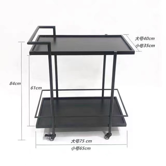 The restaurant, European-style hotel, wine, tea and snacks trolley, dessert and fruit counter, ironwork mobile double-decker dining car pic 1