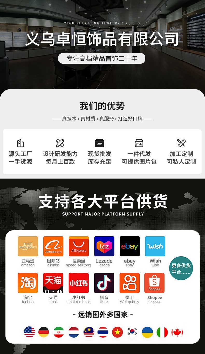 新款S925银针铜镀真金珍珠耳钉女法式复古优雅气质微镶锆石太阳花详情1