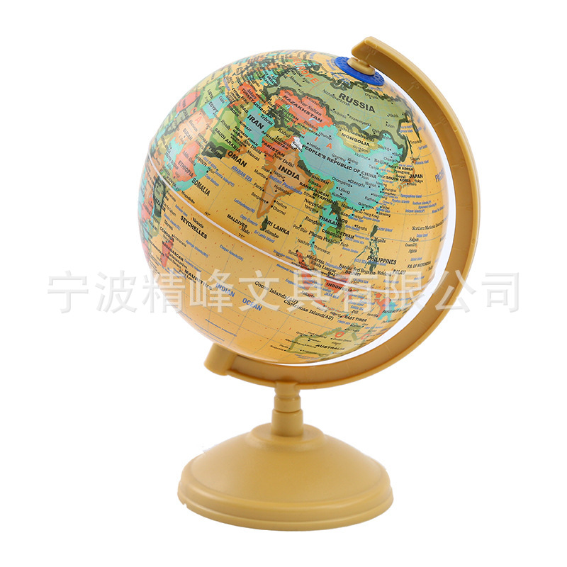 仿古铜色全英文全塑地球仪中学生教学专用地球仪书房摆件地球仪详情5