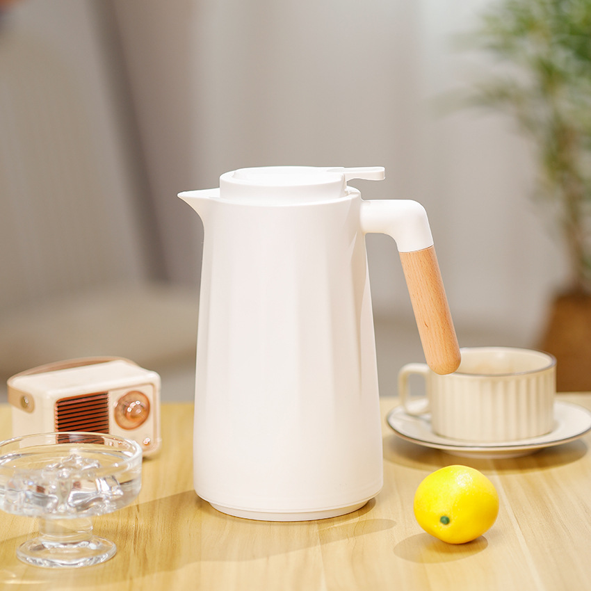 Cross-border household large-capacity thermos flask with glass inner liner, office teapot, coffee pot, thermos flask, high-quality thermos flask, efficient heat preservation and long-lasting heat pic 28