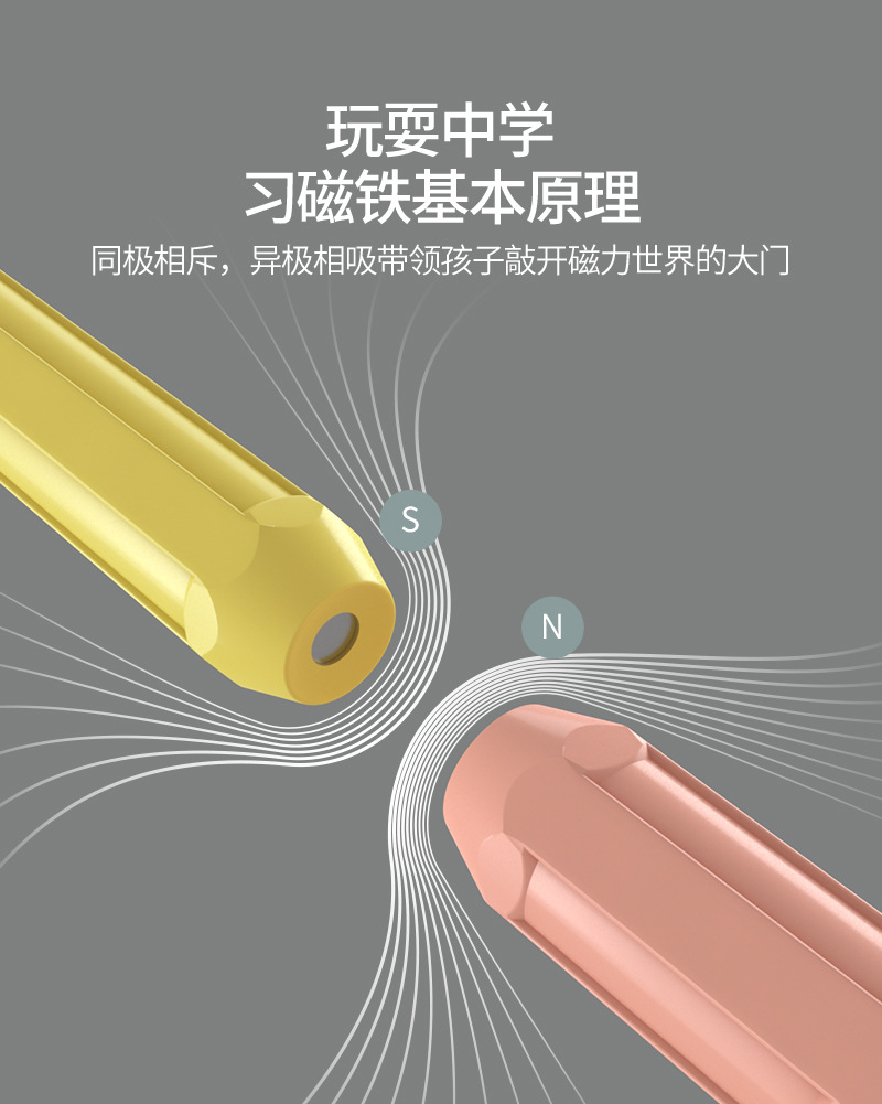 百变磁力棒批发儿童早教大颗粒思维训练磁性diy拼装益智积木玩具详情19